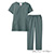 70715024SC　レディーススクラブ・パンツセット（Dickies）