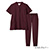 70896019SC　レディーススクラブ・パンツセット（Dickies）