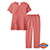 70715024SC　レディーススクラブ・パンツセット（Dickies）