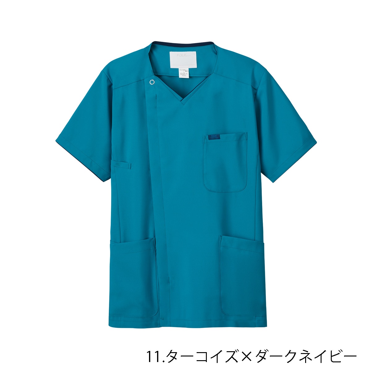 7028SC メンズジップスクラブ｜医療用白衣・介護ユニフォーム・事務服