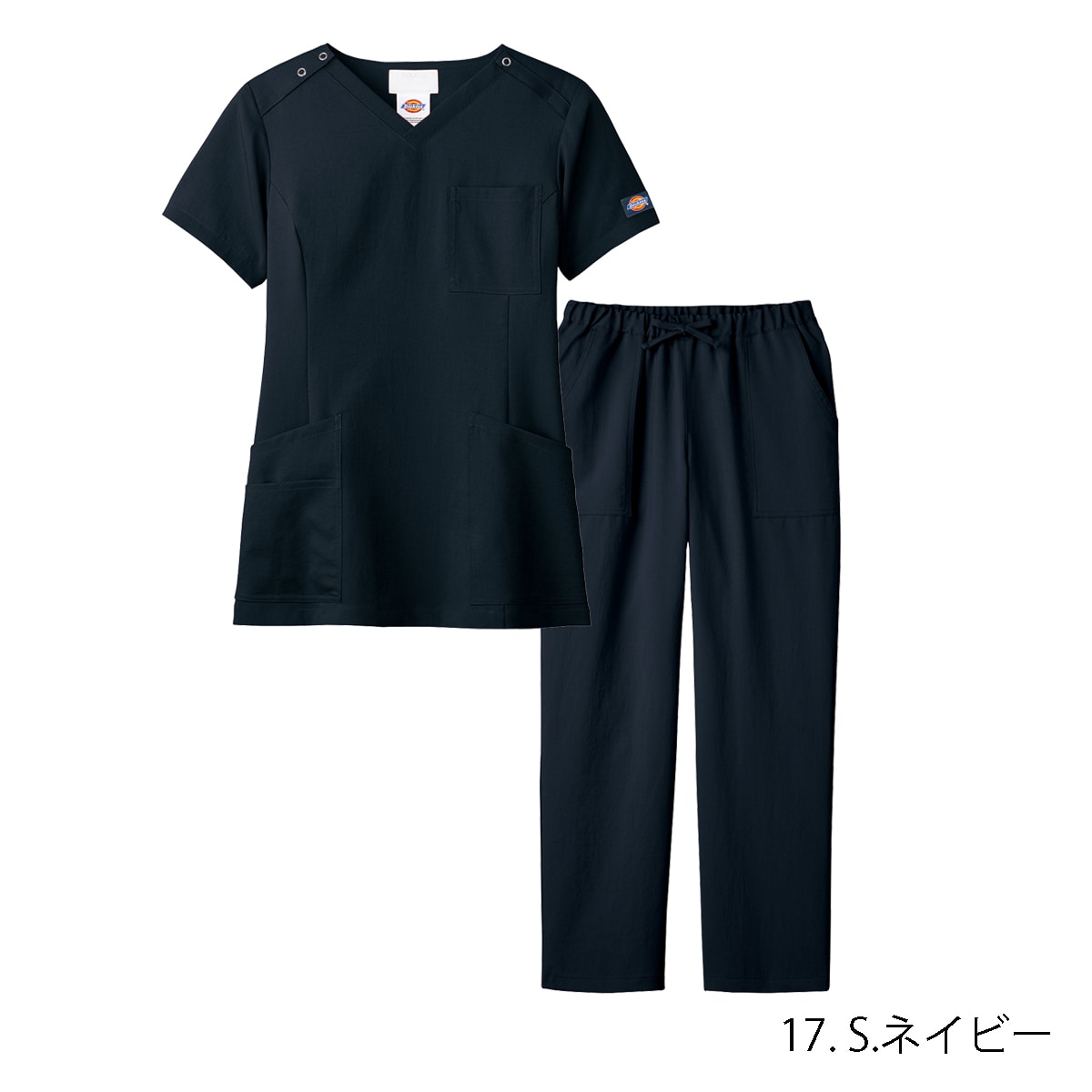 70715024SC レディススクラブ・パンツセット（Dickies）｜医療用白衣 