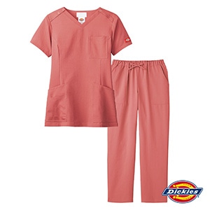 70715024SC　レディーススクラブ・パンツセット（Dickies）