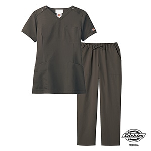 70715024SC　レディーススクラブ・パンツセット（Dickies）