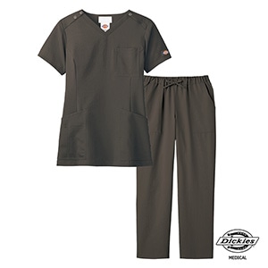 70715024SC　レディススクラブ・パンツセット（Dickies）