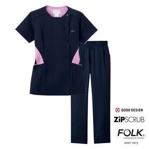 70786016SC　レディースジップスクラブ・パンツセット