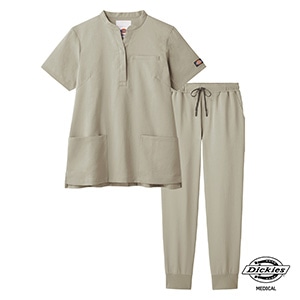 70896019SC　レディーススクラブ・パンツセット（Dickies）