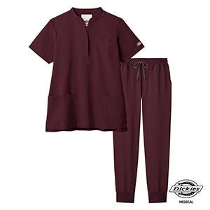 70896019SC　レディーススクラブ・パンツセット（Dickies）