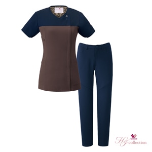 HI701301　レディースジップスクラブ・パンツセット（ワコールHIコレクション）