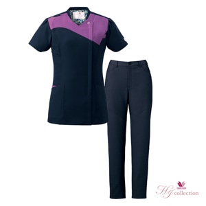 HI712302　レディーススクラブ・パンツセット（ワコールHIコレクション）