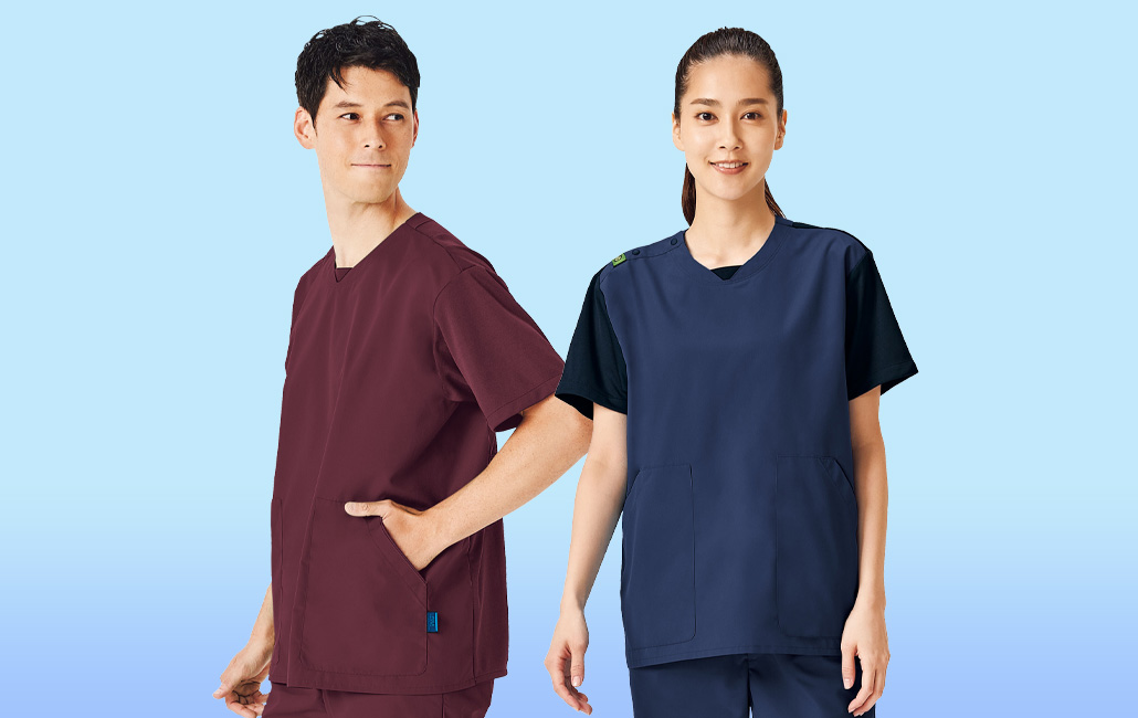 最大76％オフ！ ナース メンズケーシー ユニフォーム スクラブ 介護師 メンズ 看護師 送料無料