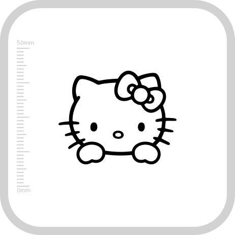 ハローキティ刺しゅう 医療白衣 事務服ユニフォームのフォーク